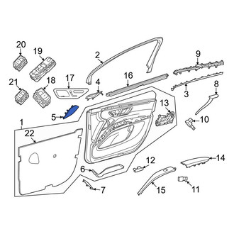 Mercedes-Benz OE - Speaker Cover