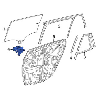 Mercedes-Benz OE - Rear Left Window Motor