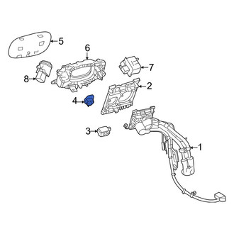 Mercedes-Benz OE - Drive Motor Battery Pack Charging Port Cover