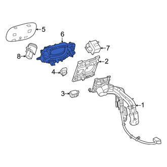 Mercedes-Benz OE - Rear Drive Motor Battery Pack Charging Port Pocket
