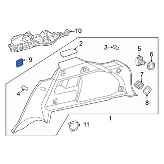 Mercedes-Benz OE - Quarter Panel Trim Cap