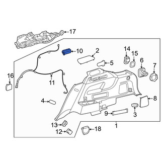 Mercedes-Benz OE - Rear Left Seat Heater Switch