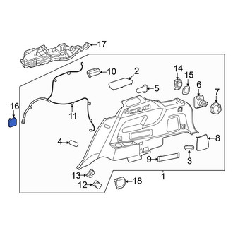 Mercedes-Benz OE - Quarter Panel Trim Cap