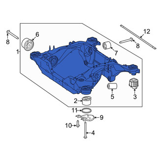 Mercedes-Benz OE - Rear Suspension Subframe Crossmember