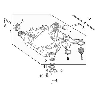 Mercedes-Benz OE - Rear Suspension - Suspension Mounting