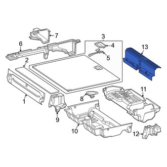 Mercedes-Benz OE - Rear Liftgate Trim Scuff Plate