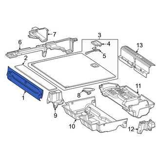 Mercedes-Benz OE - Rear Partition Panel