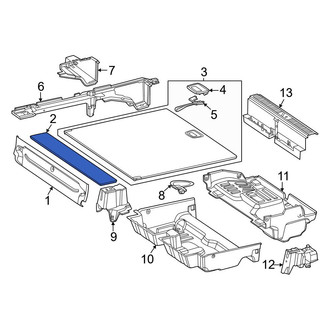 Mercedes-Benz OE - Rear Floor Cover Panel