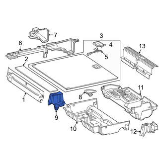 Mercedes-Benz OE - Floor Cover Panel Bracket