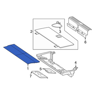 Mercedes-Benz OE - Rear Forward Floor Cover Panel