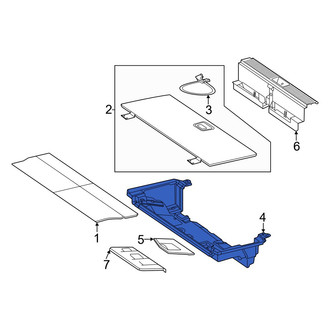 Mercedes-Benz OE - Rear Trunk Floor Storage Box
