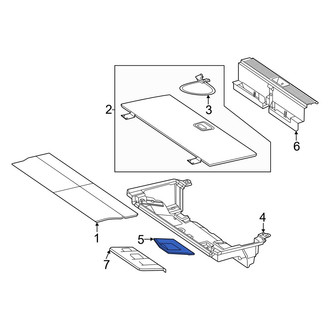 Mercedes-Benz OE - Trunk Floor Storage Box Cap
