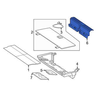 Mercedes-Benz OE - Rear Liftgate Trim Scuff Plate