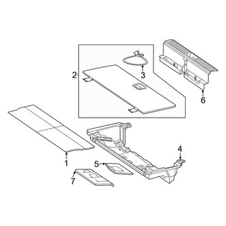 Mercedes-Benz OE - Rear Body & Floor - Interior Trim (Floor Trim, With 3rd Row Seat)