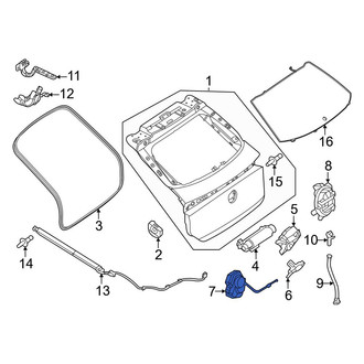 Mercedes-Benz OE - Rear Tailgate Lift Motor
