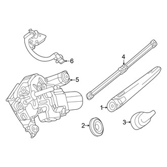 Mercedes-Benz OE - Lift Gate - Wiper & Washer Components