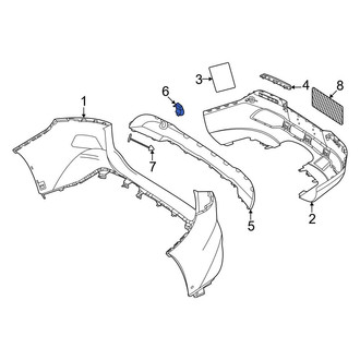 Mercedes-Benz OE - Front Tow Eye Cap