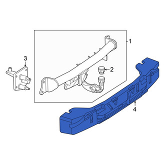 Mercedes-Benz OE - Rear Bumper Impact Absorber