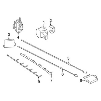 Mercedes-Benz OE - Rear Bumper - Electrical Components (With AMG Line)