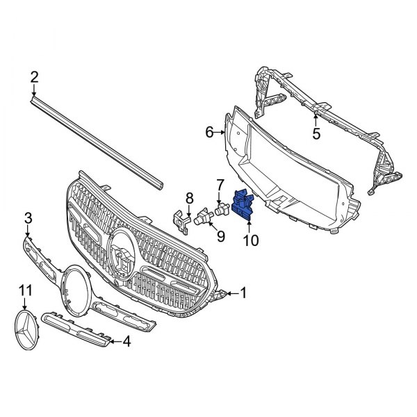 Park Assist Camera Bracket