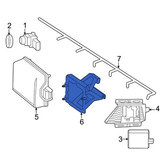 Mercedes-Benz OE - Cruise Control Distance Sensor Bracket