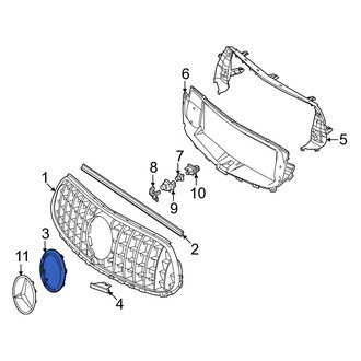 Mercedes-Benz OE - Front Upper Grille Molding