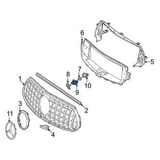 Mercedes-Benz OE - Front Park Assist Camera Housing