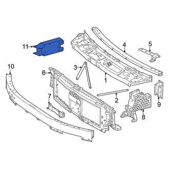 Mercedes-Benz OE - Rear Left Frame Rail End