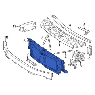 Mercedes-Benz OE - Front Radiator Support Panel