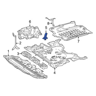 Mercedes-Benz OE - Front Radiator Support Air Duct