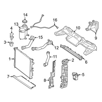 Mercedes-Benz OE - Cooling - Radiator & Components (Primary Cooling), (Gas)