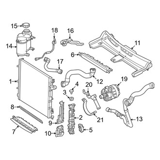 Mercedes-Benz OE - Cooling - Radiator & Components (Primary Cooling)