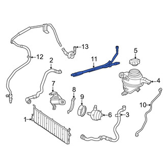 Mercedes-Benz OE - Drive Motor Battery Pack Coolant Hose