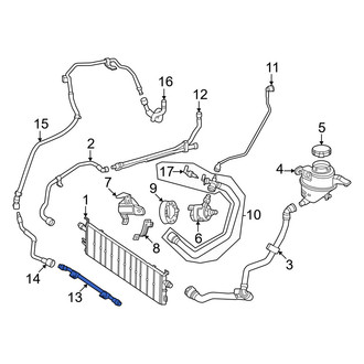 Mercedes-Benz OE - Front Drive Motor Battery Pack Coolant Hose