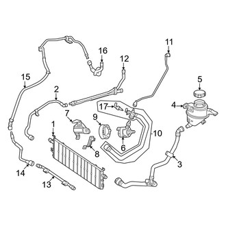 Mercedes-Benz OE - Cooling - Radiator & Components (Battery Cooler)