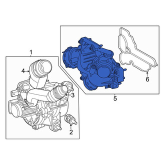 Mercedes-Benz OE - Engine Coolant Thermostat Kit