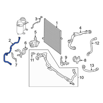 Mercedes-Benz OE - Drive Motor Battery Pack Coolant Hose