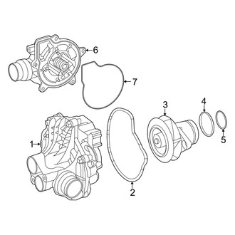 Mercedes-Benz OE - Cooling - Water Pump