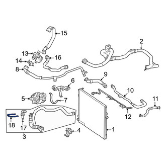 Mercedes-Benz OE - Drive Motor Battery Pack Coolant Hose Bracket
