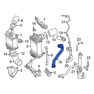 Mercedes-Benz OE - Intercooler Hose