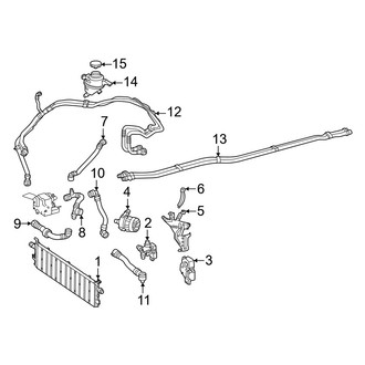Mercedes-Benz OE - Cooling - Radiator & Components (Battery Cooling, Front)