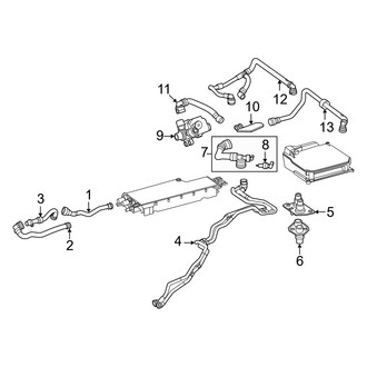 Mercedes-Benz OE - Cooling - Radiator & Components (Battery Cooling, Rear)