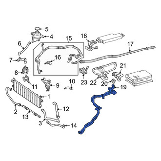 Mercedes-Benz OE - Drive Motor Battery Pack Coolant Hose