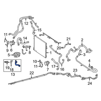 Mercedes-Benz OE - Drive Motor Battery Pack Coolant Hose