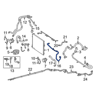 Mercedes-Benz OE - Drive Motor Battery Pack Coolant Hose