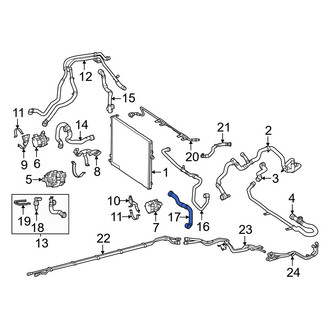 Mercedes-Benz OE - Drive Motor Battery Pack Coolant Hose