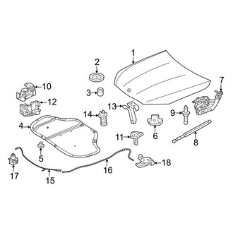 Mercedes-Benz OE - Hood & Components