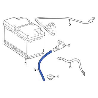 Mercedes-Benz OE - Front Battery Vent Tube