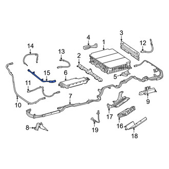 Mercedes-Benz OE - Front Battery Vent Tube
