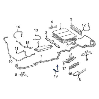 Mercedes-Benz OE - Rear Battery Vent Tube